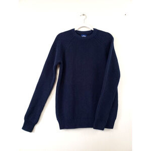 (M5) Y2K Old Navy Men's Sweater Size S Pullover Crewneck Long Sleeve Blue